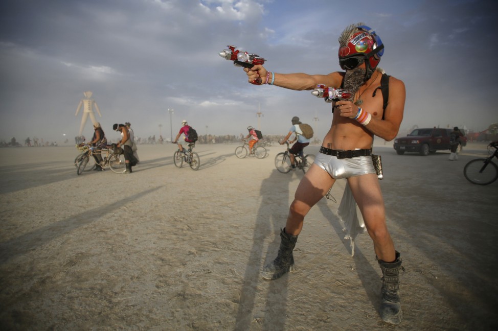 Dillon Bracken attends the Burning Man 2014 'Caravansary' arts and music festival in the Black Rock Desert of Nevada