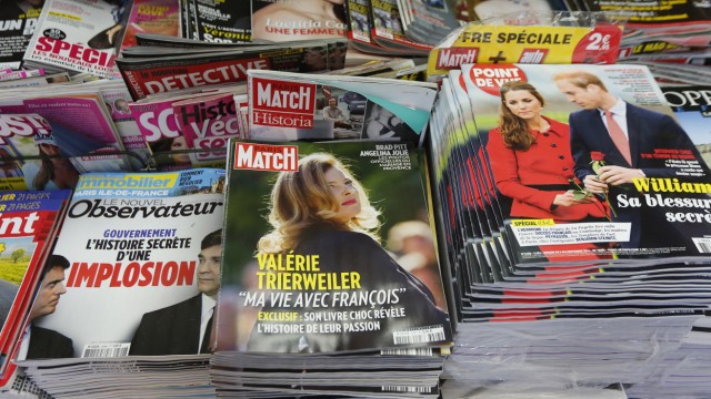 Valérie Trierweiler über Hollande: "Mein Leben mit François": Paris Match zitierte am Mittwoch exklusiv erste Auszüge aus Trierweilers Buch.