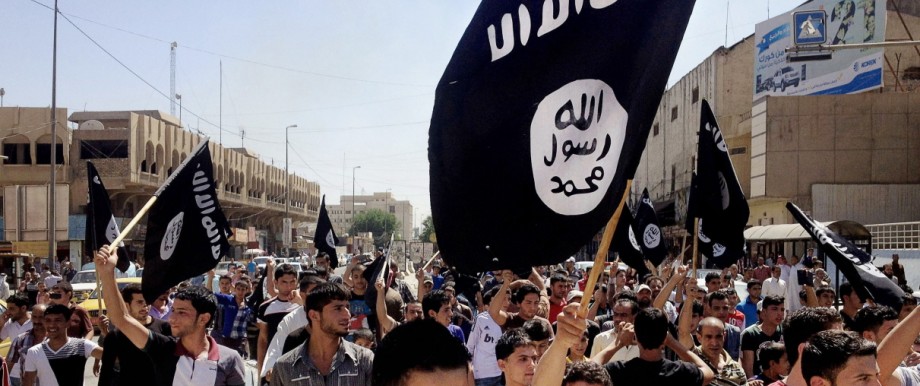 Al-Qaida gegen IS: Pro-IS-Demonstration im Irak.