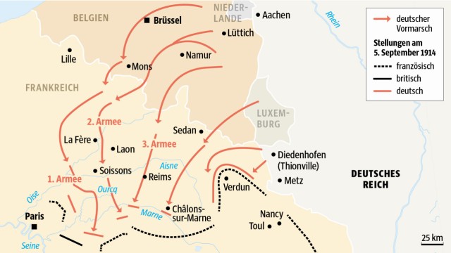 Deutscher Durchbruch abgewendet: Die Schlacht an der Marne im September 1914
