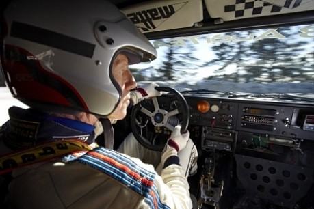 Walter Röhrl 2010 im Rallye-Quattro von 1984