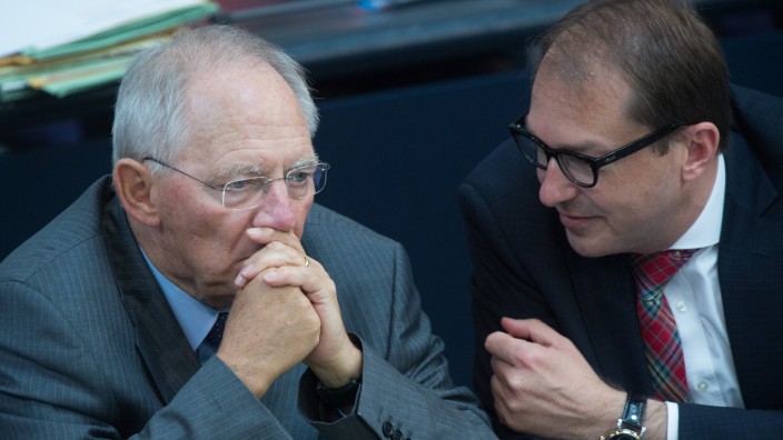 Dobrindt und Schäuble
