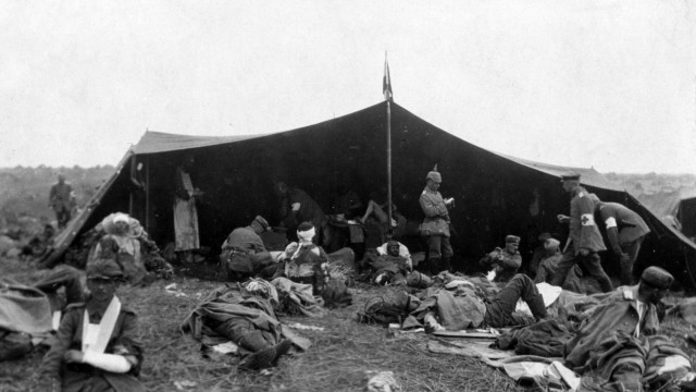 Deutsches Feldlazarett an der Westfront, 1914