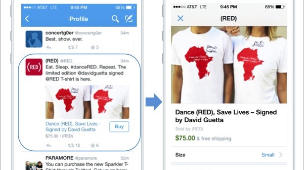 Online-Shopping: Mit einem Kaufknopf erweitert die Online-Plattform Twitter ihr Angebot.