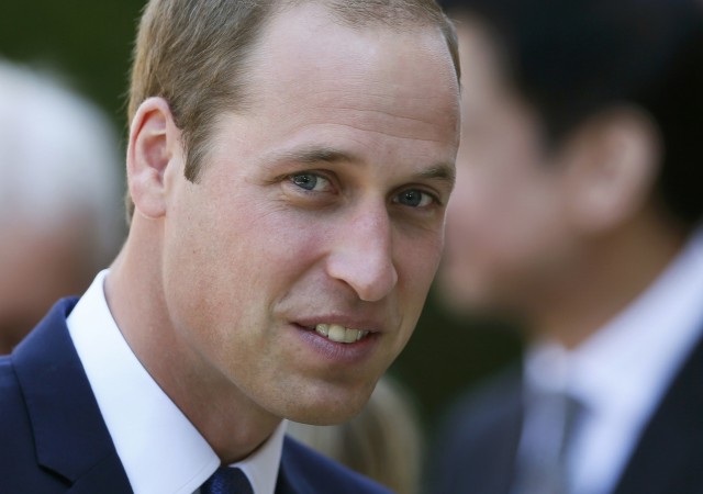 Britain's Prince William arrives to open the Dickson Poon University of Oxford China Centre in Oxford, central England