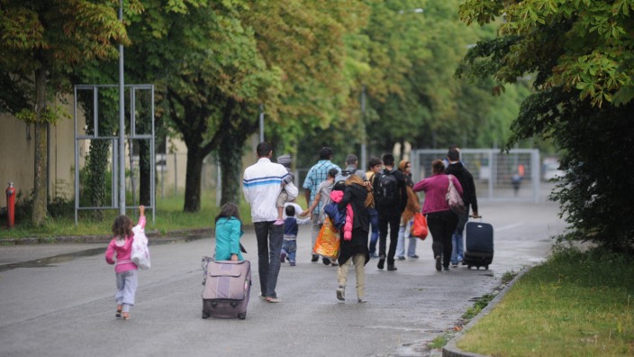 Flüchtlingsunterkunft in der Bayernkaserne