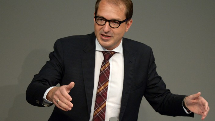 Verkehrsminister Alexander Dobrindt