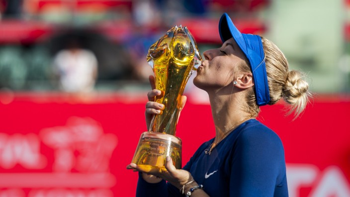 Erfolg für Sabine Lisicki: Freut sich über ihren vierten Turniersieg: Sabine Lisicki