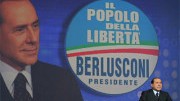 Silvio Berlusconi in der TV-Sendung "Matrix", AFP