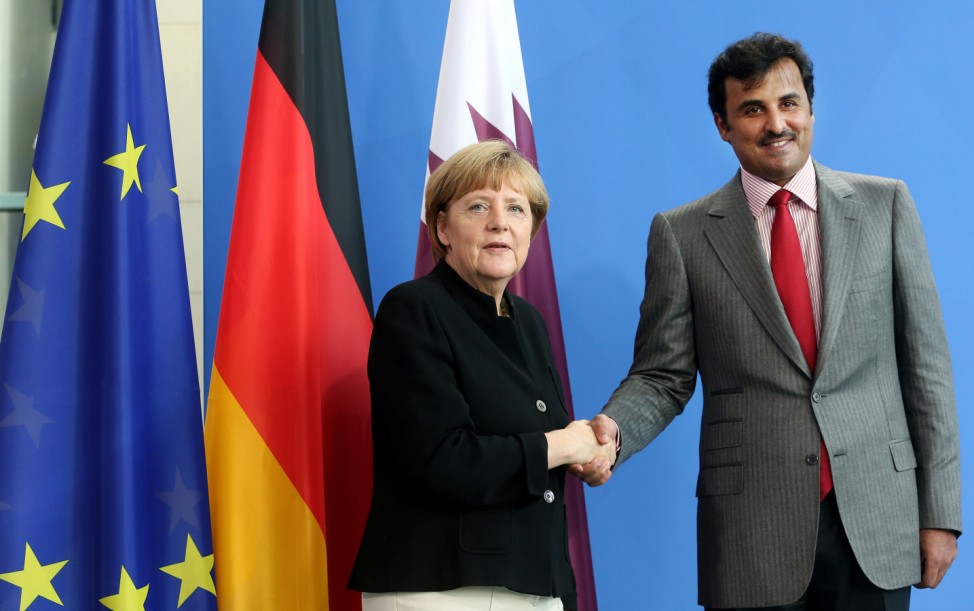 Merkel empfängt Emir von Katar