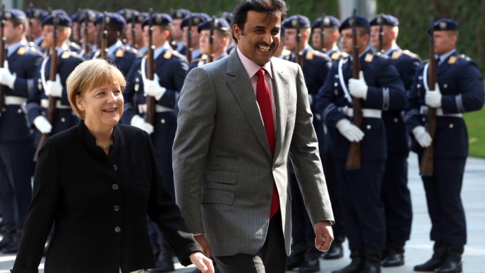 ***BESTPIX*** Emir Of Qatar Visits Germany