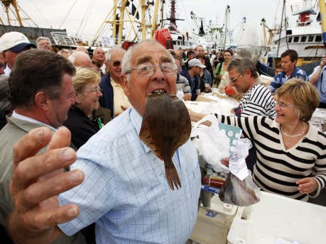 kostenloser Fisch Scholle Zeebrügge Belgien Reuters