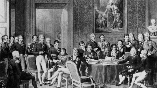 Wiener Kongreß 1814 bis 1815, Isabey-Gemälde und Karikaturen