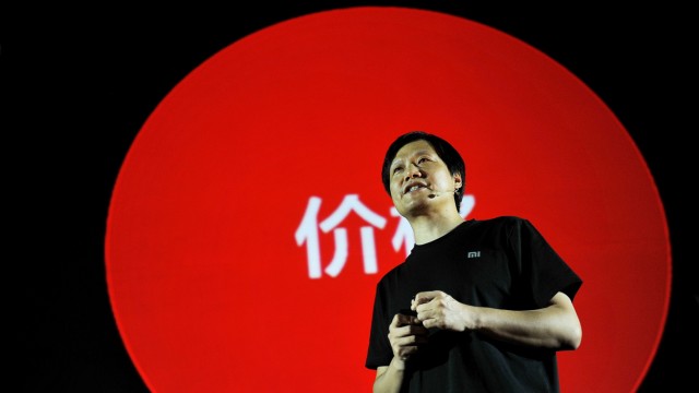 Nach Börsengang von Alibaba: Xiaomi-Chef Lei Jun stellt ein neues Smartphone vor.