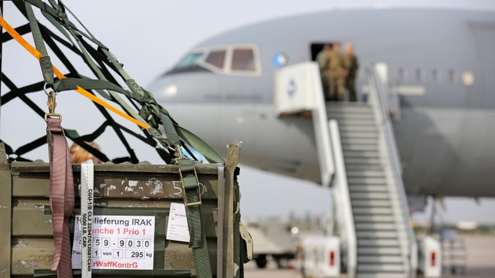 Erste deutsche Waffenlieferung in den Irak