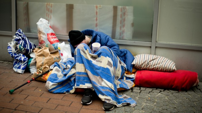 Obdachloser in Dortmund