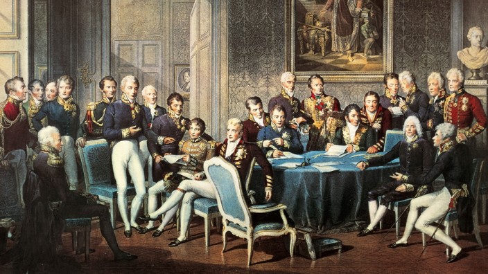 Group of people sitting in a meeting, Congress, Vienna, Austria