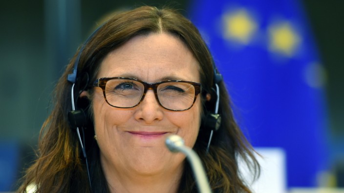 EU-Kommissarin Cecilia Malmström: Prominente Verfechterin von TTIP: EU-Handelskommissarin Cecilia Malmström