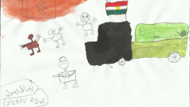 Comiczeichner im Flüchtlingslager: Kawergosk