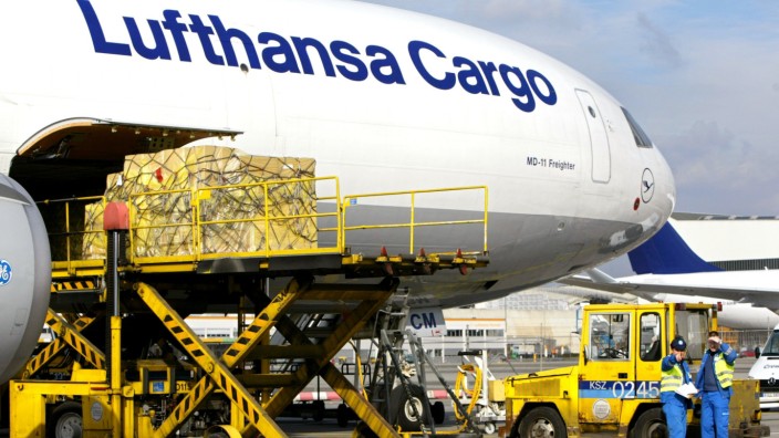 Lufthansa-Cargo-Flugzeug