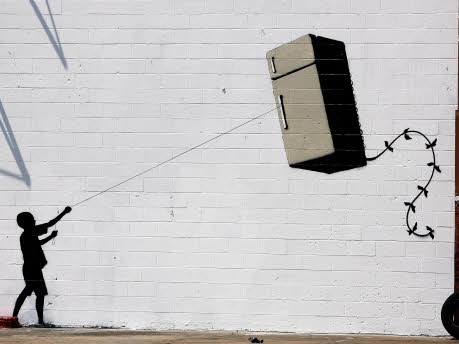 Street Art Banksy Park City, AFP