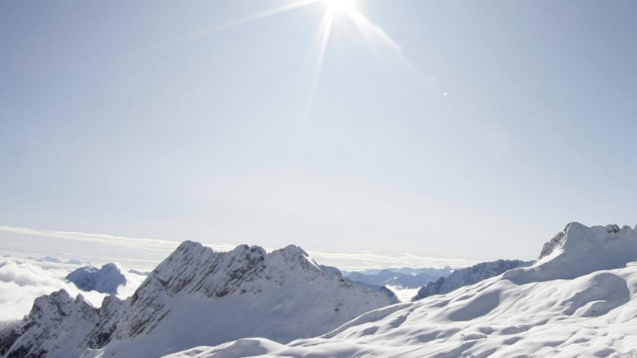 Alpen, Schnee, Ski und Snowboard