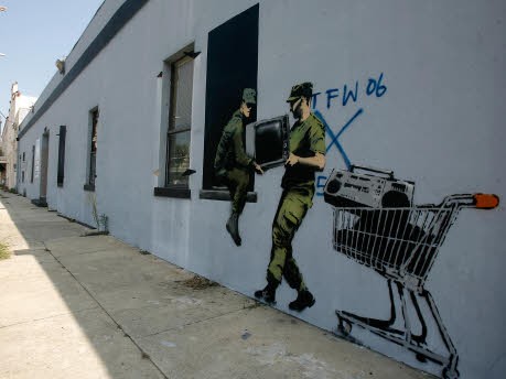 Street Art Banksy Park City, AFP