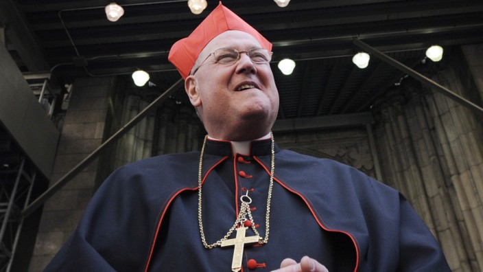 Timothy Cardinal Dolan at St Patrick's Day Parade New York