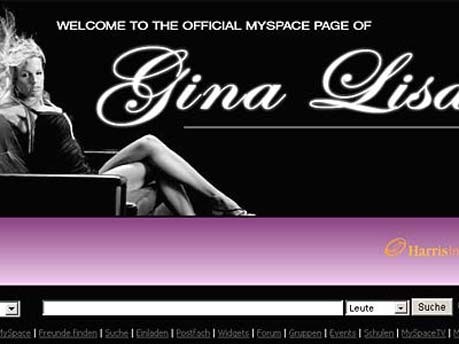 Gina-Lisas-Welt, Screenshot: MySpace