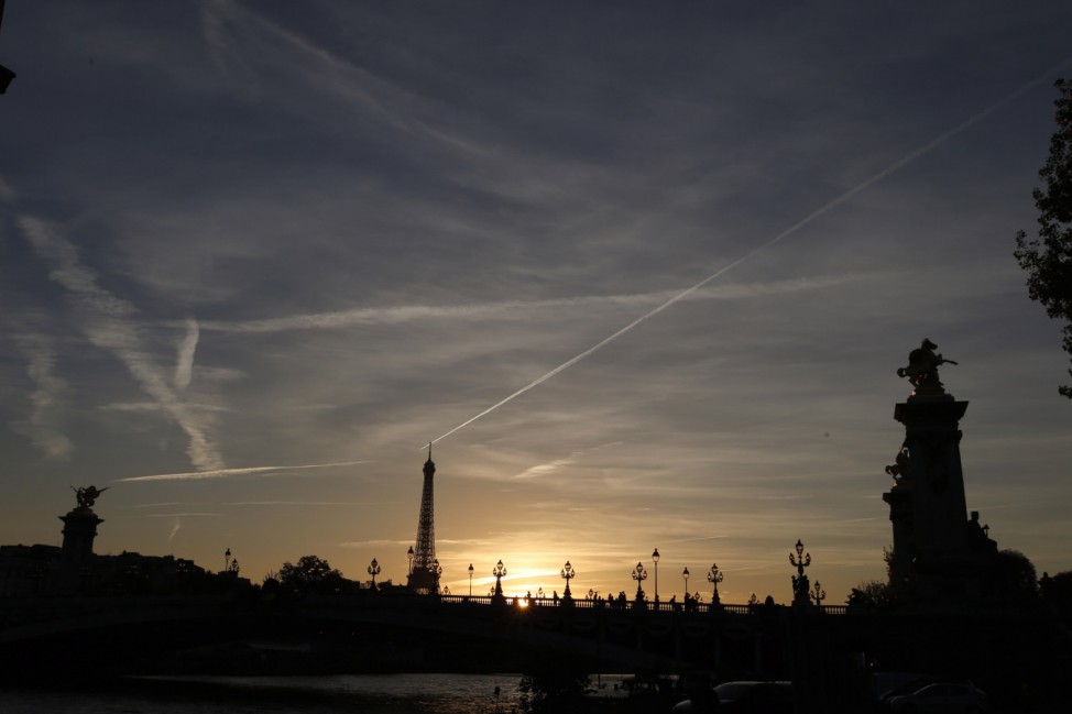 Eiffelturm beim Sonnenuntergang
