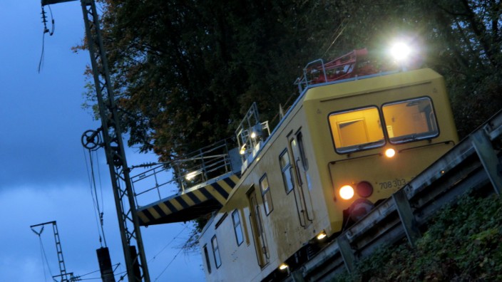 Bahnschäden nach Sturm in Bayern