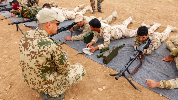 Bundeswehr bildet kurdische Peschmerga aus