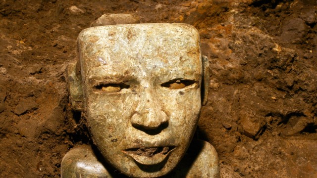Teotihuacán-Kultur in Mexiko: Skulptur aus Teotihuacán: Lange vor den Azteken herrschte ein unbekanntes Volk über große Teile Mittelamerikas