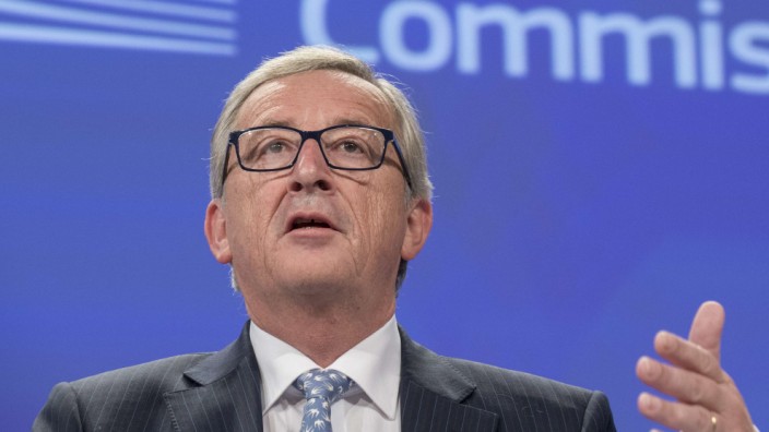 Ihr Forum: EU-Kommissionspräsident Jean-Claude Juncker bei einer Pressekonferenz in Brüssel.
