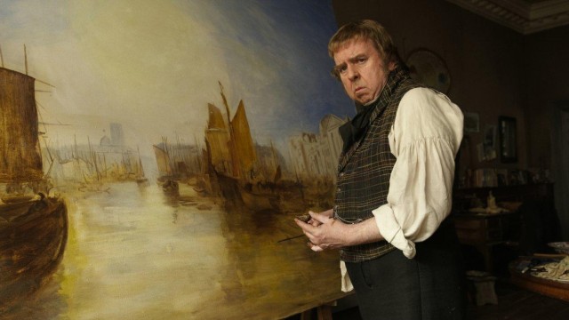 "Mr. Turner" im Kino: Um einen Sturm auf hoher See authentisch malen zu können, fuhr J.M.W. Turner (Timothy Spall) bei schlimmstem Wetter angeblich selbst aufs Meer hinaus.