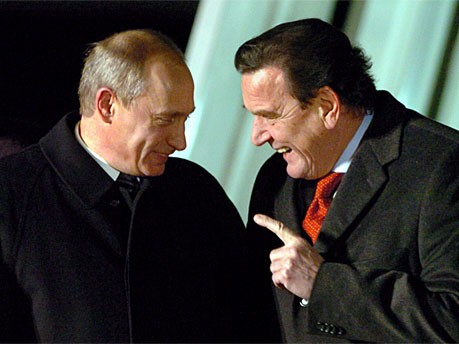 Wladimir Putin; Gerhard Schröder; dpa