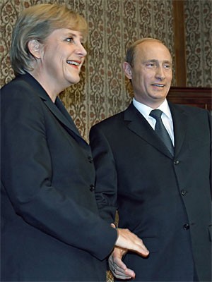 Angela Merkel; Wladimir Putin; AFP