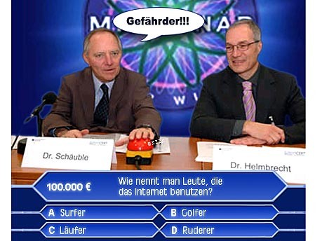 Wolfgang Schäuble bei "Wer wird Millionär"