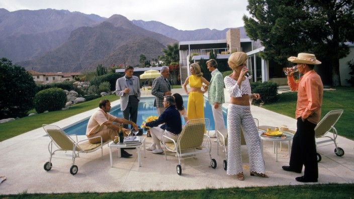"Das berühmte Desert House in Palm Springs" von Slim Aarons