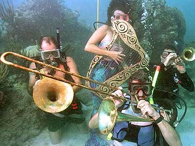 Unterwasser Musik Festival vor den Florida Keys, AP