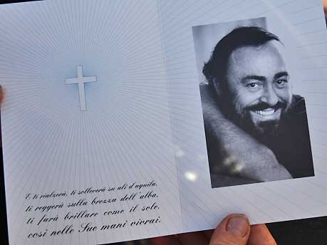 Pavarotti-Trauerfeier in Modena