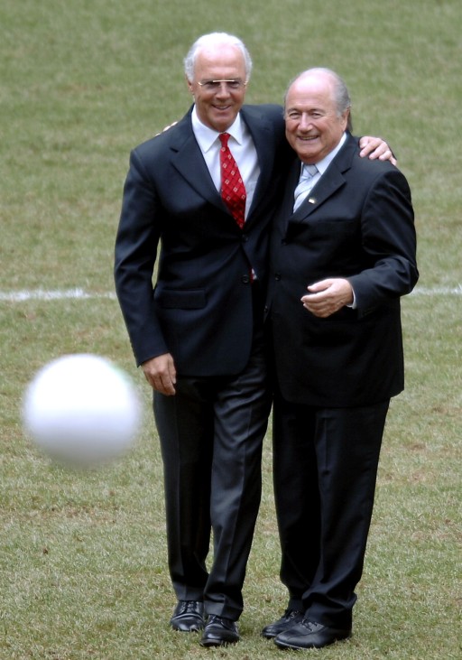 Joseph Blatter und Franz Beckenbauer
