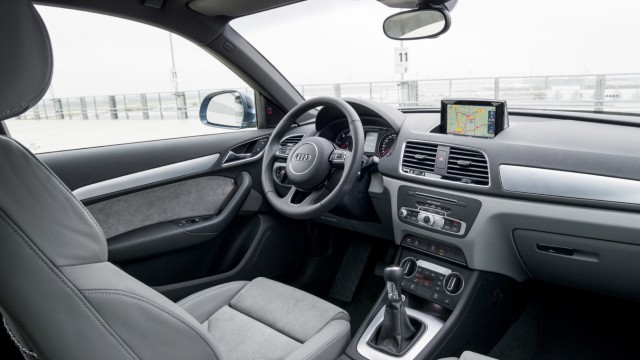 Der Innenraum des Audi Q3 Facelift.