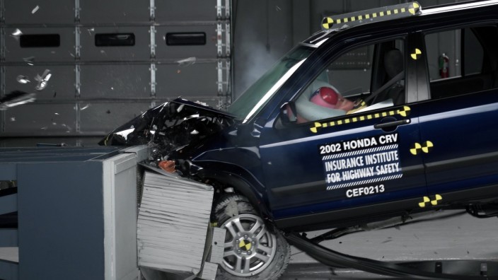 Crashtest eines Honda CR-V