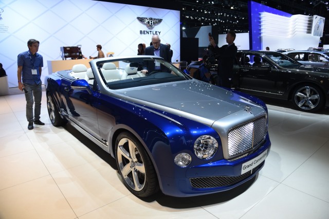 Bentley Grand Convertible auf der Los Angeles Auto Show 2014.