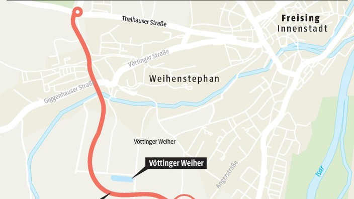 Plus-Open-Air in Freising: Mit Beginn der Bauarbeiten für die Westtangente könnte das Vöttinger Weiher Open-Air vorbei sein.