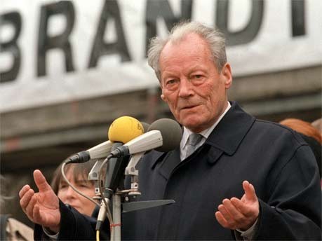 Willy Brandt; Volkskammerwahlen 1990; Weimar; dpa
