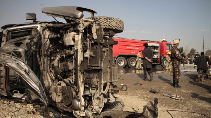 Suicide bomb attack targeted the British embassy vehicle in Kabul