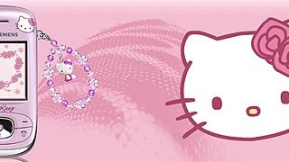 Technik für Frauen: Totaaal süß: das pinkfarbene Hello-Kitty-Handy soll vor allem junge Frauen ansprechen.