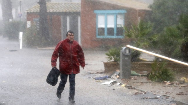 Storm and floods in Southern France